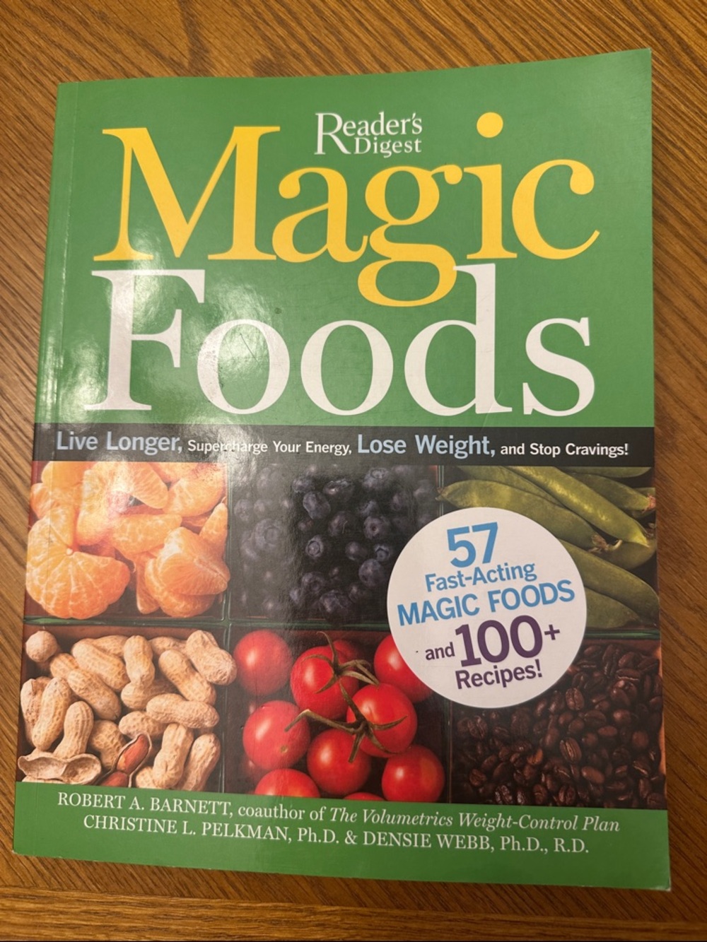 Reader's Digest Magic Foods Cookbook - Green Cover